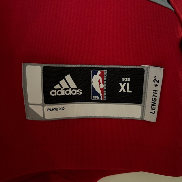 Men’s Adidas NBA Portland Trail Blazers Rip City Swingman Jersey Red Sz XL - Picture 2 of 4